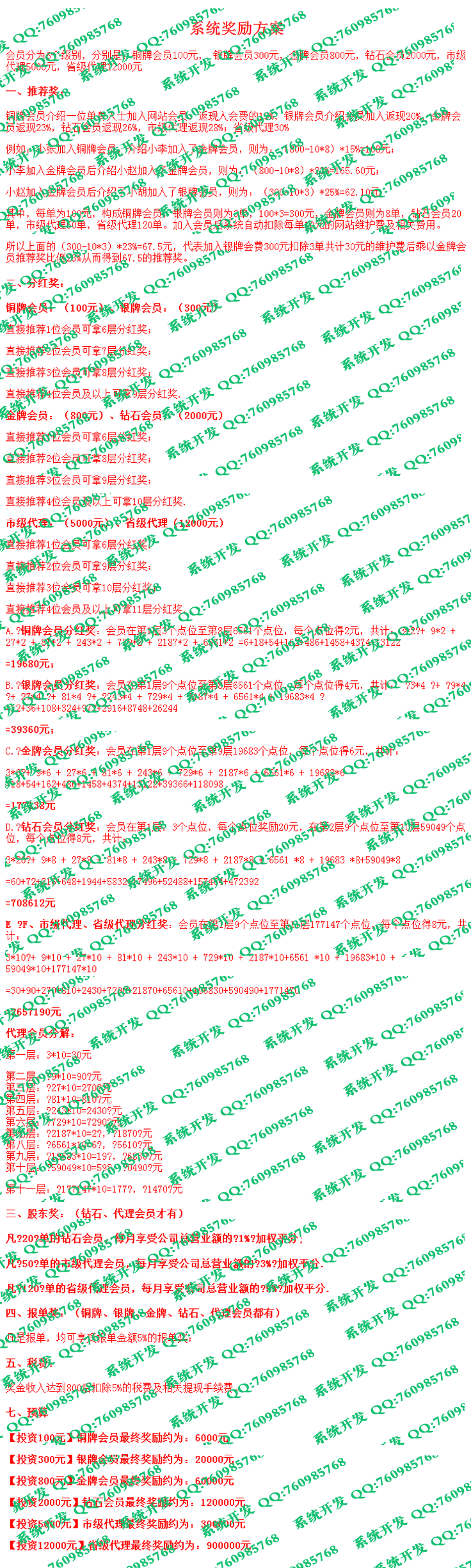 三规直销源码/三轨直销/三三复制/复利分红