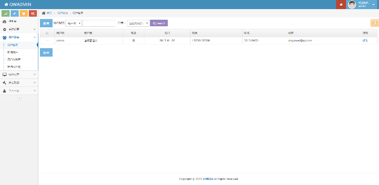 thinkphp cms后台管理系统 快速建站