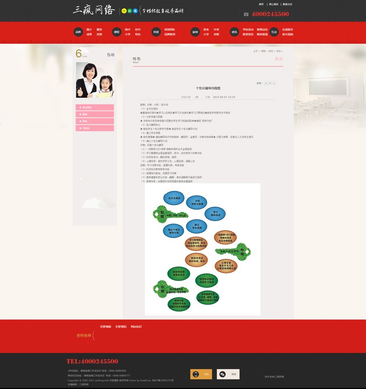 织梦网站源码学校培训机构网站模板教育企业网站模版整站带后台