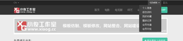 AVS**电影站第二版精仿含会员中心模板-苹果cms8x模板