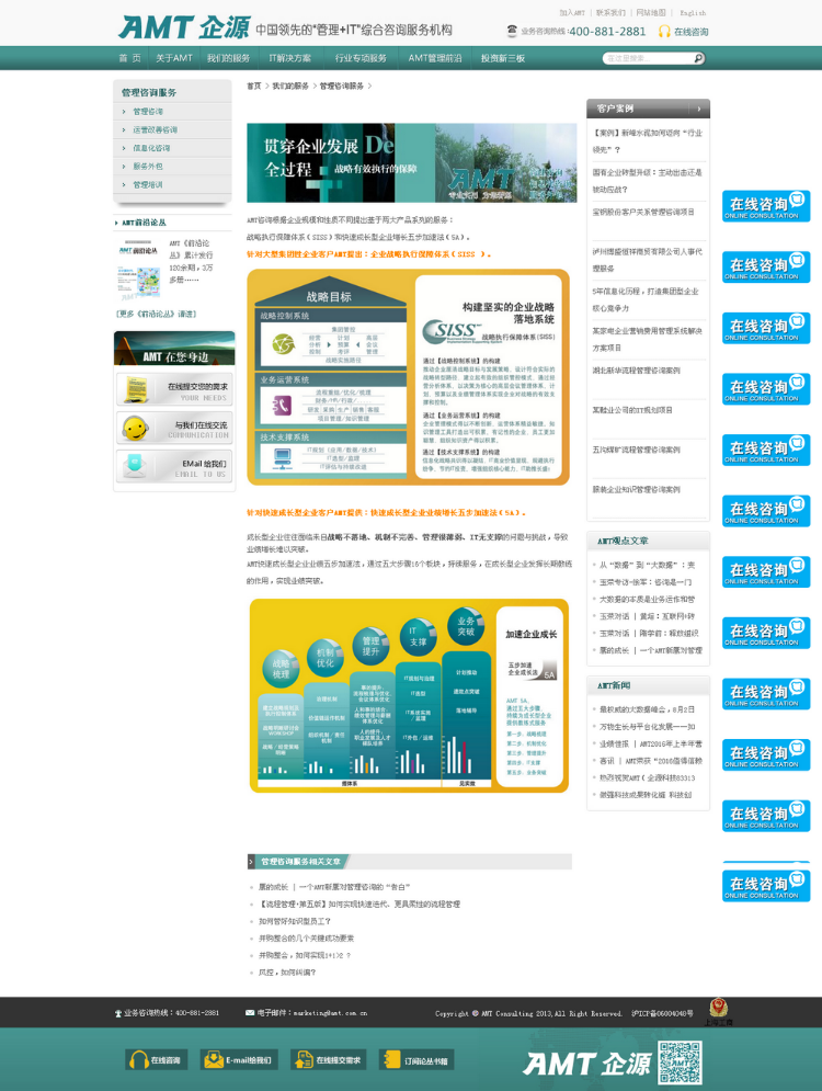 管理咨询类企业公司网站织梦模板