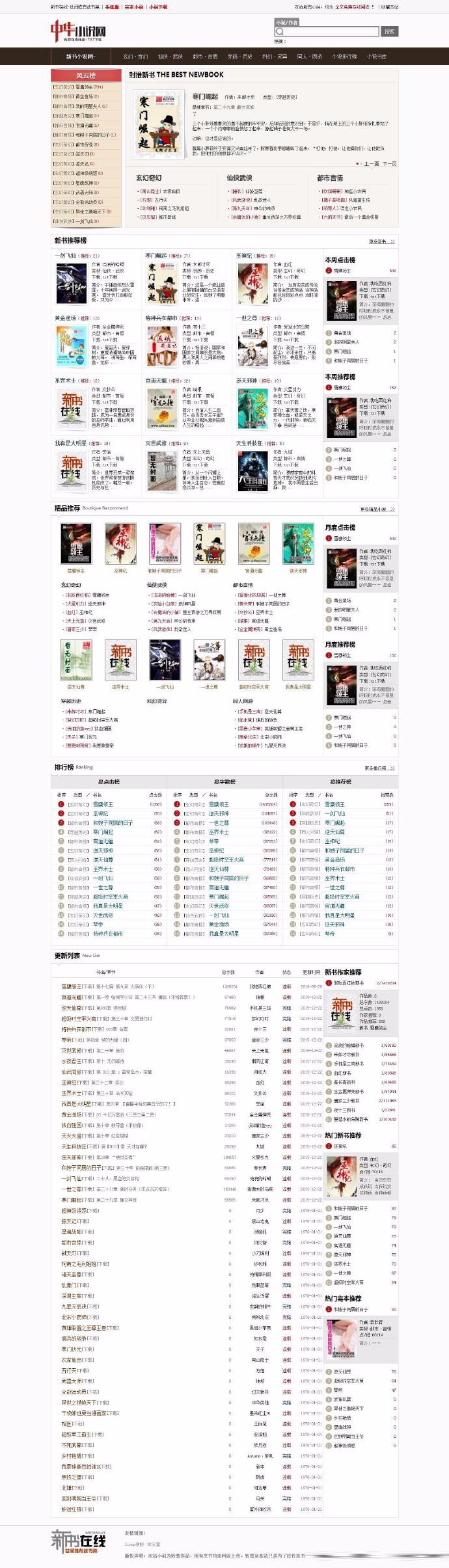 24小时全自动无人值守采集小说系统,PC+WAP+微信+APP全平台+TXT下载 