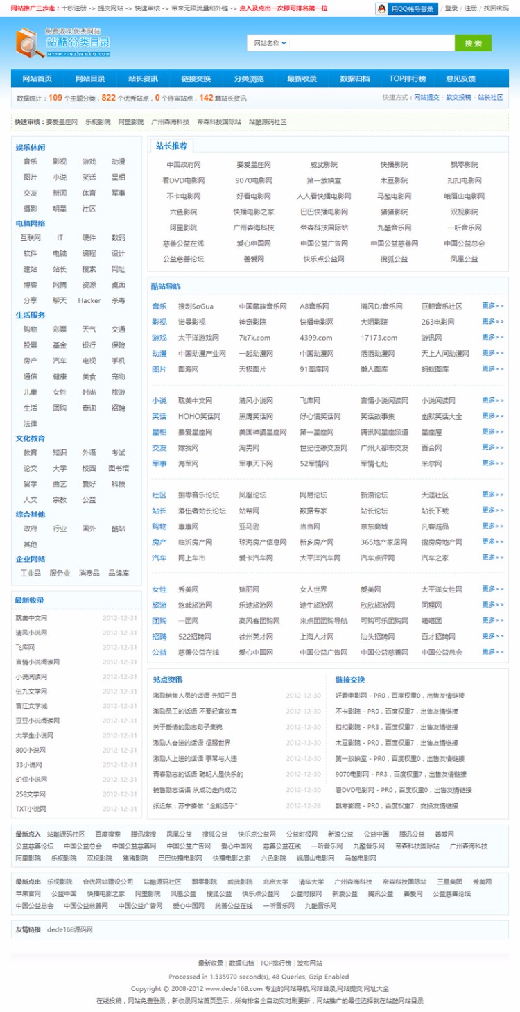 B2C平台导航网站源码|B2C购物网站分类目录源码|35DIR内核分类目录整站源码带数据