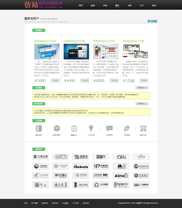 织梦HTML5网络公司整站织梦模板