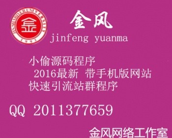 小偷源码程序 2016 带手机版网站快速引流站群程序