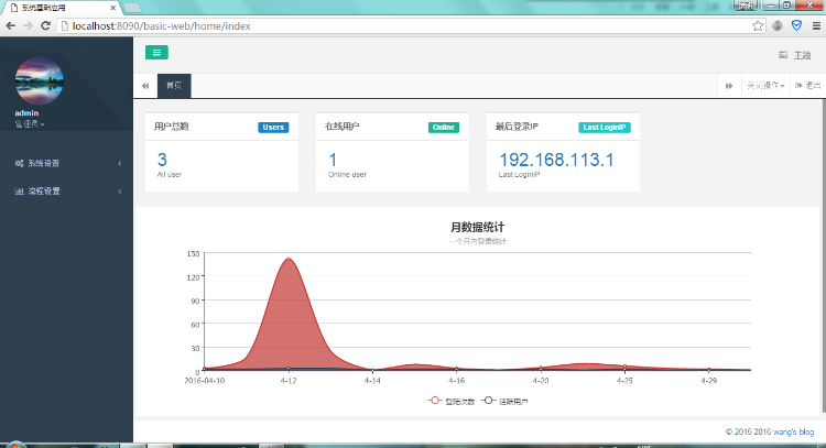 bootstrap扁平化java+mysql+springmvc+bootstrap系统框架 