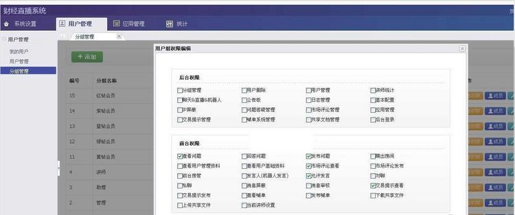 财经直播聊天系统源码