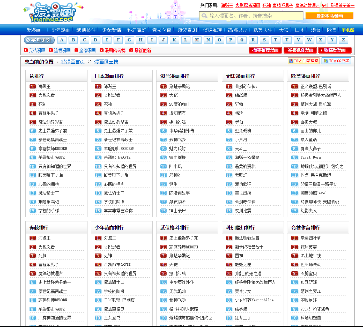 仿爱漫画imanhua.com整站打包,采集+手机版,帝国CMS内核,价值6 