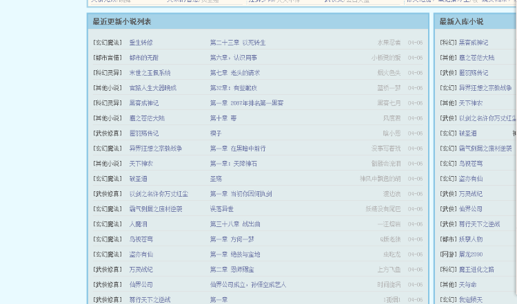 小说网站源码|小说网站系统|小说网站源码程序|小说网站管理系统