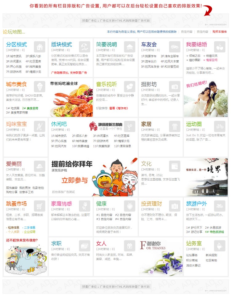 防19楼论坛地图 完整版