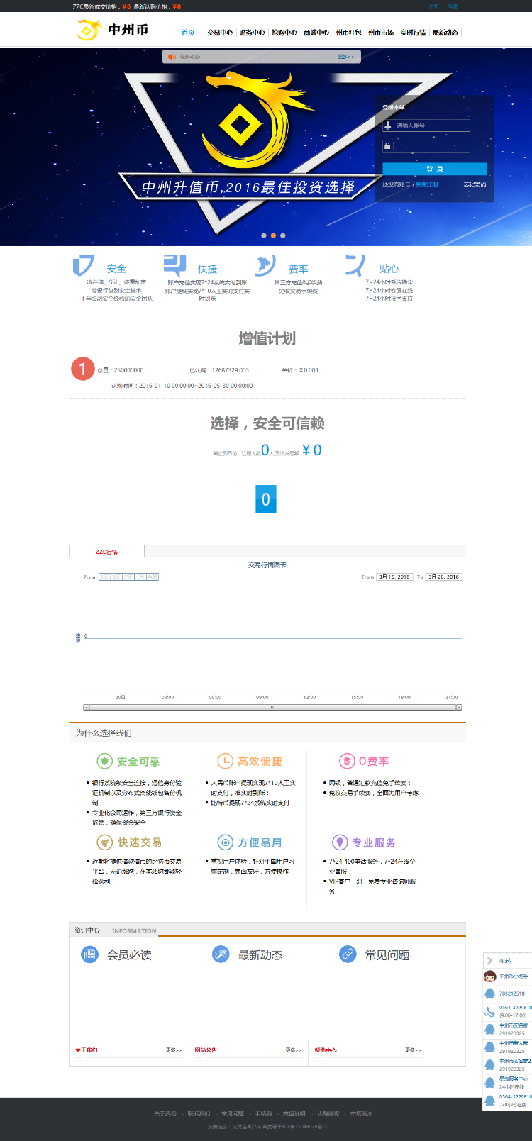 中州币/虚拟币交易平台/后台一键刷号，带商城