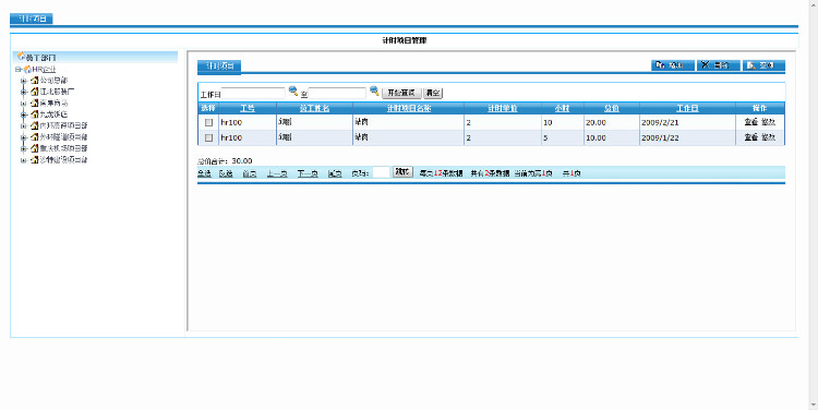 大型HR人力资源管理系统
