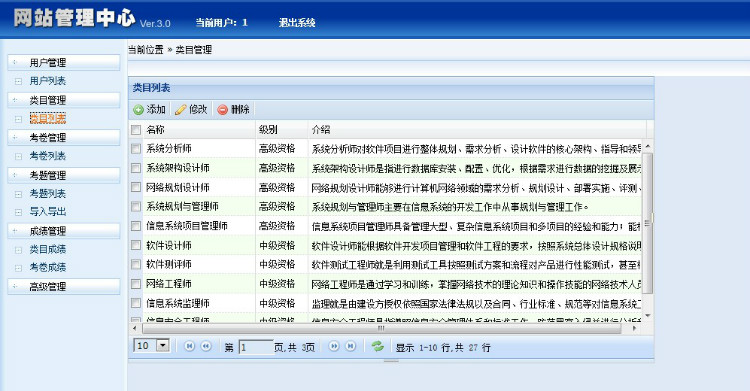 java ssh源码 项目完整代码 在线考试系统web 