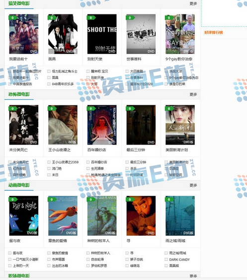 2015仿面包网电影程序整站打包无减删共-帝国cms内核制作+下载+采集+整站数据