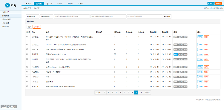 分类目录程序,网站目录程序,分类目录源码亿通分类目录