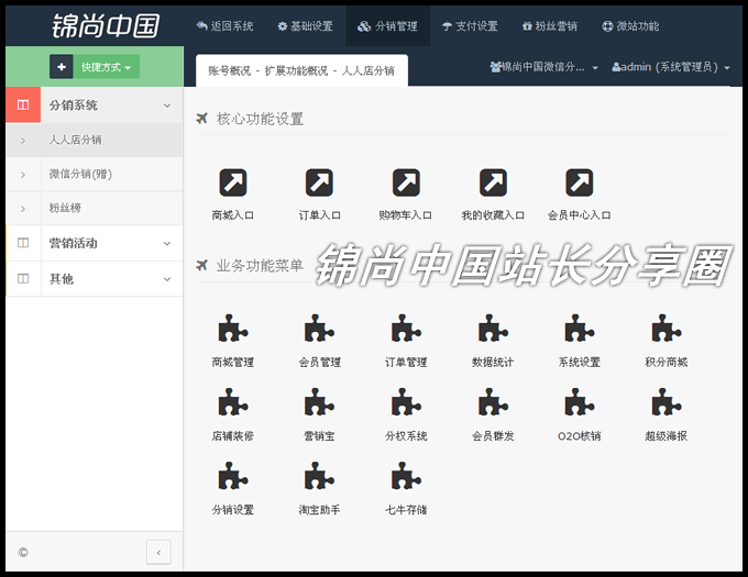 人人店微分销,顶级微信三级分销系统,粉丝排行榜+多种营销活动+多短信接口+多支付接口