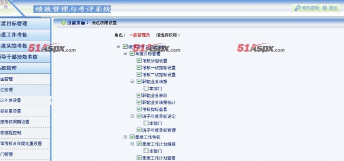 政府部门绩效考核系统源码