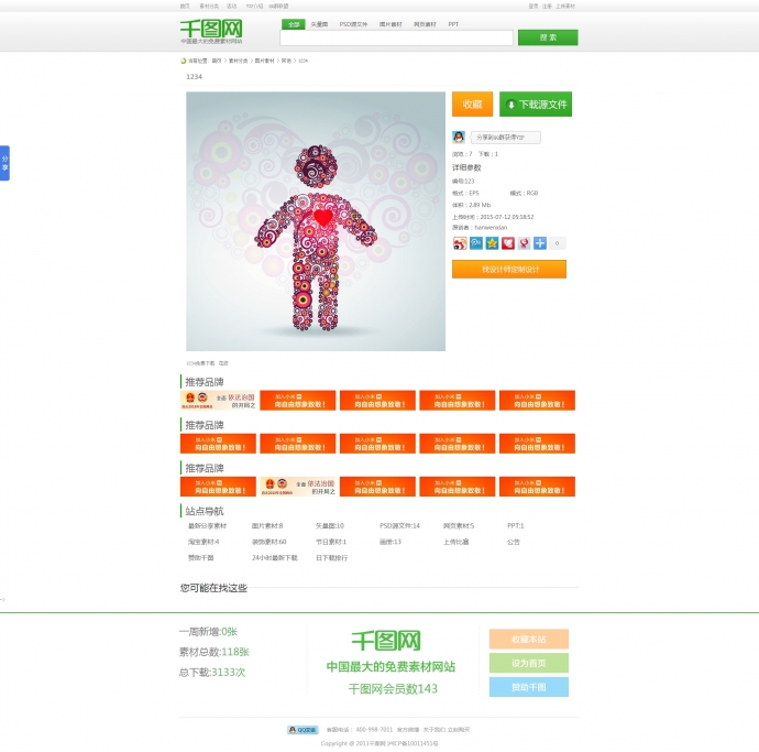 仿千图网 仿昵图网 图片分享全部功能齐全 php帝国CMS系统 开源