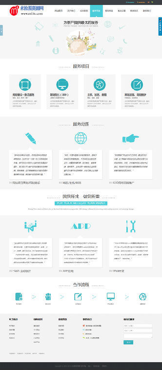 html5浅蓝大气织梦企业dede模板网页网站建设网络公司整站源码