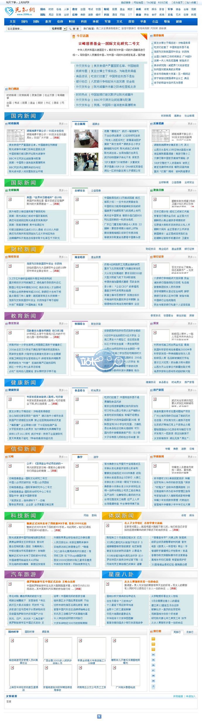 先知网/新闻资讯类网站源码整站带数据