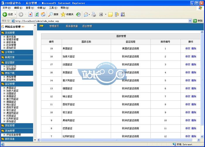 签证网/旅游出国签证代办类网站源码带数据