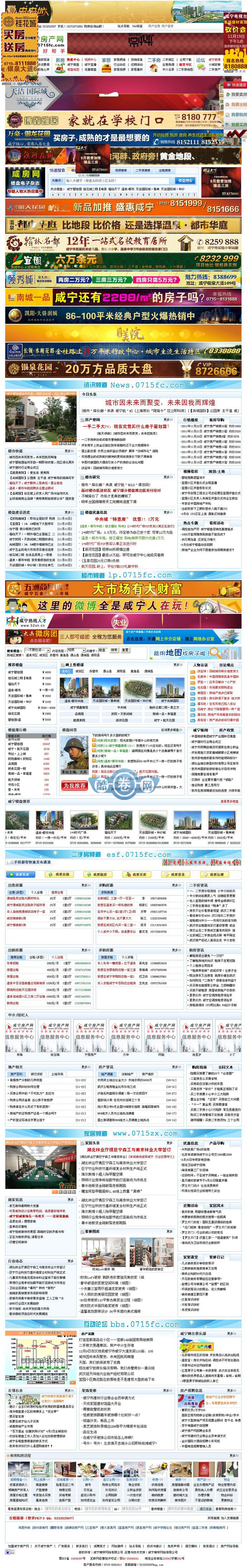 咸宁房产网/房屋资讯/房屋交易源码