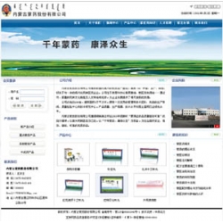 医药企业网站建设,蒙药股份有限公司源码