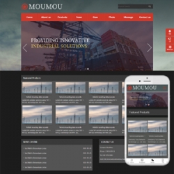 物流仓储货运英文外贸公司通用响应式织梦模板